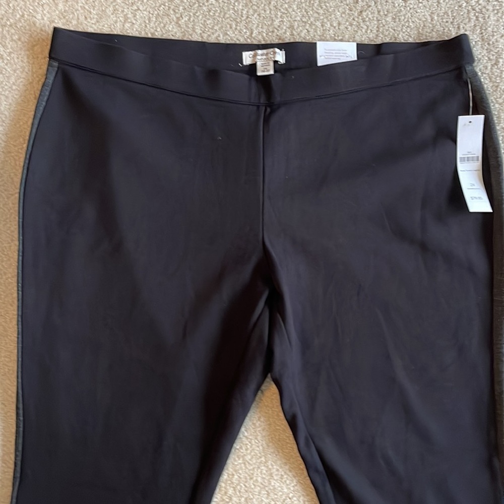 Nwt Super Stretch Structured Legging With Grey Si… - image 2